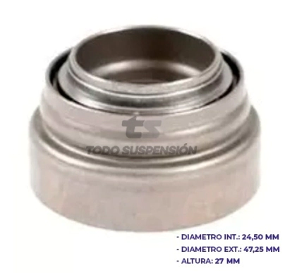 FT (F.110731) RULEMAN FUELLE S/EJE 24.5MM PALIO/SIENA 1.6 16V ALTA MOTORIZACION L/CAJA - PALIER CORTO - DIAM. 24.5