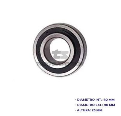 IM RULEMAN TRAS. TOYOTA HILUX 4X4 .../00 - 6308-2RS1