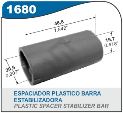CH AISLADOR BARRA ESTABILIZADORA 21MM CORSA