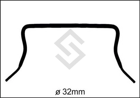 CH BARRA ESTABIL. DEL. BLAZER / S-10 / GMC S-15 / GMC JIMMY 4X4  (32MM)