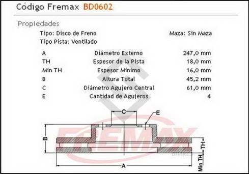 IM DISCO FRENO DEL. (V) NISSAN SENTRA 1.6L / 2.0L / GLE / 1.6L GXE  95/00