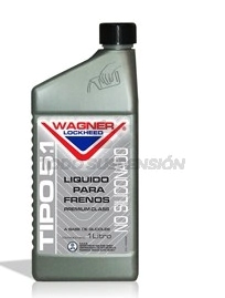 VR LIQUIDO P/FRENO 1 L. DOT 5.1  (NO SILICONADO) - RACING PERFORMANCE - WAGNER LOCKHEED