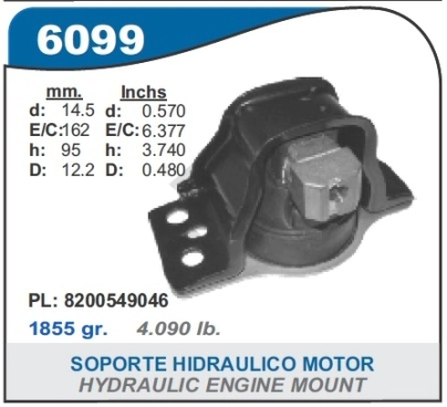 RT SOPORTE MOTOR HIDRAULICO MEGANE II