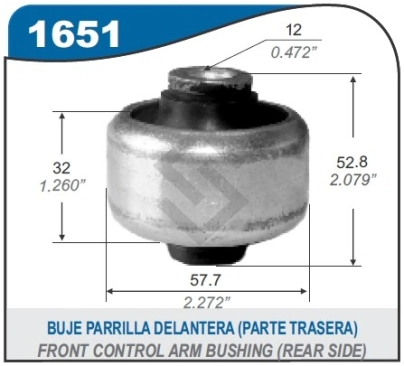 RT BUJE PARRILLA DEL. MEGANE II -  PARTE POST. CENTRAL