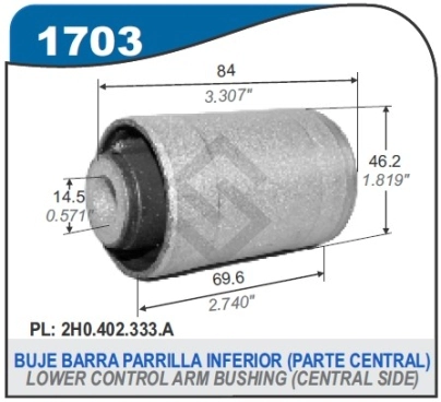 VW BUJE PARRILLA INF. CENTRAL  AMAROK