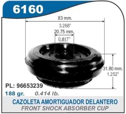CH CAZOLETA DEL. AVEO