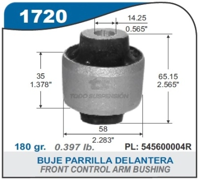 RT BUJE PARRILLA DEL. PARTE TRASERA FLUENCE