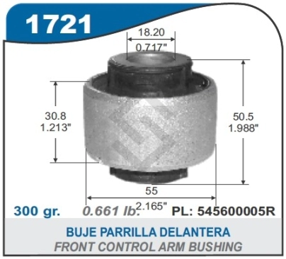 RT BUJE PARRILLA DEL. CENTRAL  FLUENCE