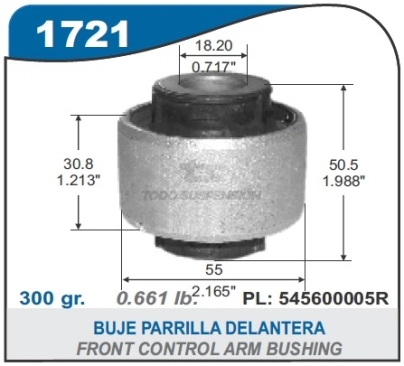 RT BUJE PARRILLA DEL. CENTRAL  FLUENCE