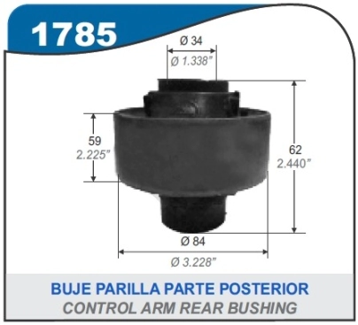 IM BUJE PARR. DEL. TOYOTA ETIOS 13/... - PARTE TRAS. - DIAM 65MM