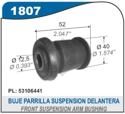 FT BUJE PARRILLA SUSP. DEL. 500