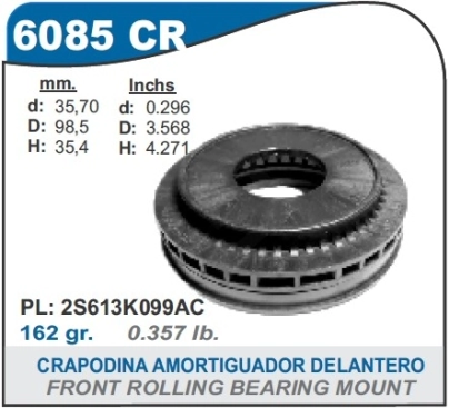 FD CRAPODINA AMORT. ECOSPORT / FIESTA - 03/...