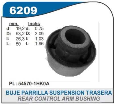IM BUJE PARRILLA DEL. NISSAN MARCH / VERSA - PTE POSTERIOR