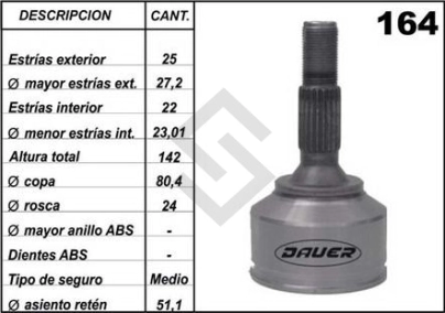 FT JTA.HOMOC. F.500 1.3 MJT/1.4 16V / STILO / BRAVO - (25 - 22) - SEG. MED.