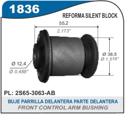 FD BUJE PARR. DEL ECOSPORT 08/... FIESTA 08/... KA 10/... - PARTE DEL. - DIAM. 12.2MM