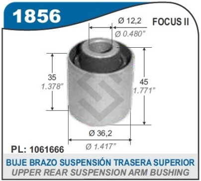 FD BUJE BRAZO SUSP. INF. TRAS. FOCUS 99/...