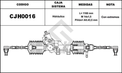 PG CAJA DIRECCION PARTNER /BERLINGO/XSARA 98/... - HIDRAULICA