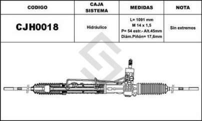FT CAJA DIRECCION PALIO/SIENA FIRE - HIDRAULICA