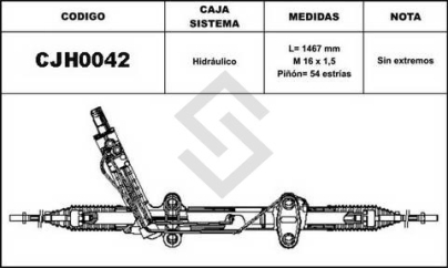 IM CAJA DIRECCION M. BENZ SPRINTER 95/... - HIDRAULICA (09052)