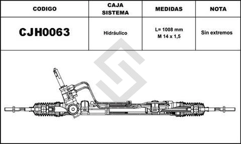 RT CAJA DIRECCION LOGAN/SANDERO - HIDRAULICA