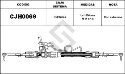 RT CAJA DIRECCION CLIO II / KANGOO .../99 - HIDRAULICA