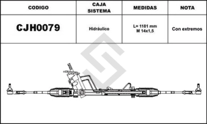 VW CAJA DIRECCION FOX / GOL TREND / SURAN - HIDRAULICA