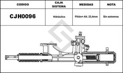 VW CAJA DIRECCION GOL/SAVEIRO - HIDRAULICA