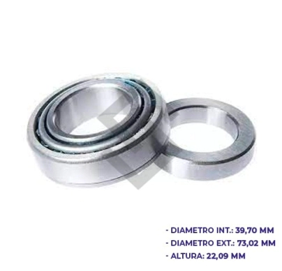 CH (SET10) KIT R/TRAS. C10/20 86/92 - FORD F.100 86/92