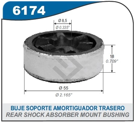 FD REPARACION CAZOLETA TRAS. ECOSPORT / FIESTA  02/...