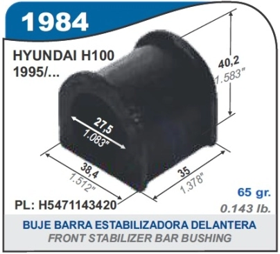 IM BUJE BARRA ESTABIL.  DEL.  HYUNDAI H-100 95/...