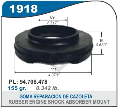 CH REPARACION CAZOLETA DEL. S-10 12/...